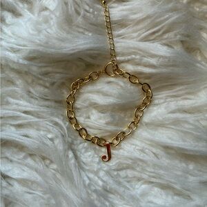 Uncommon James Remember Me Gold Initial Bracelet